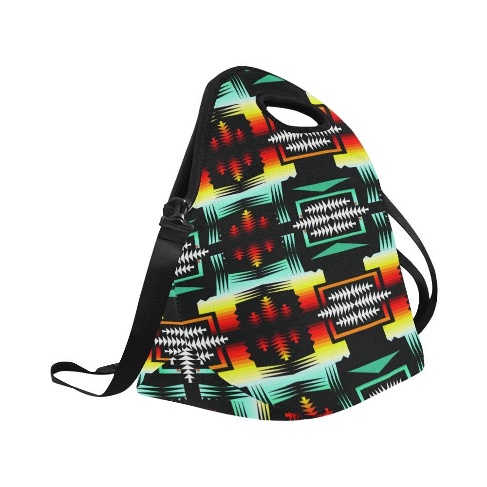 Sage Fire and Sky II Large Insulated Neoprene Lunch Bag That Replaces Your Purse (Model 1669) Neoprene Lunch Bag/Large (1669) e-joyer