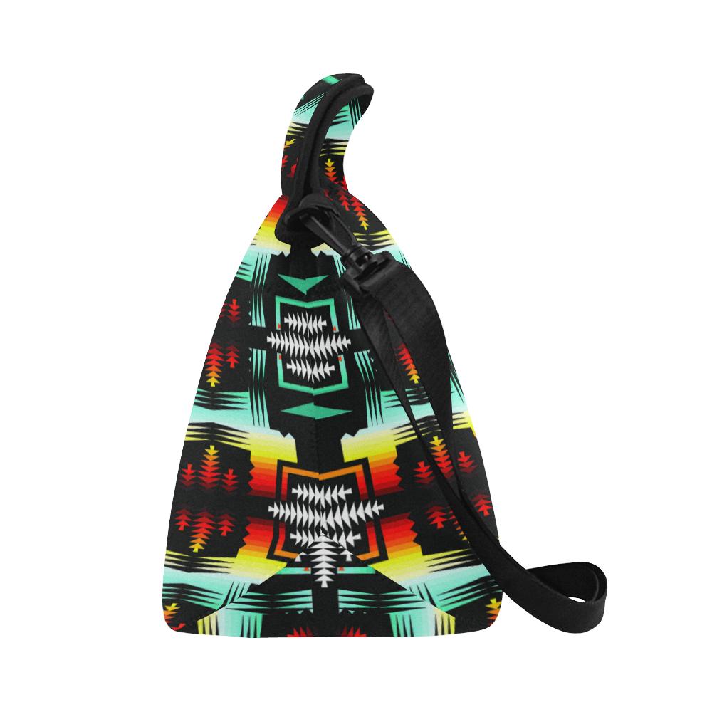 Sage Fire and Sky II Large Insulated Neoprene Lunch Bag That Replaces Your Purse (Model 1669) Neoprene Lunch Bag/Large (1669) e-joyer