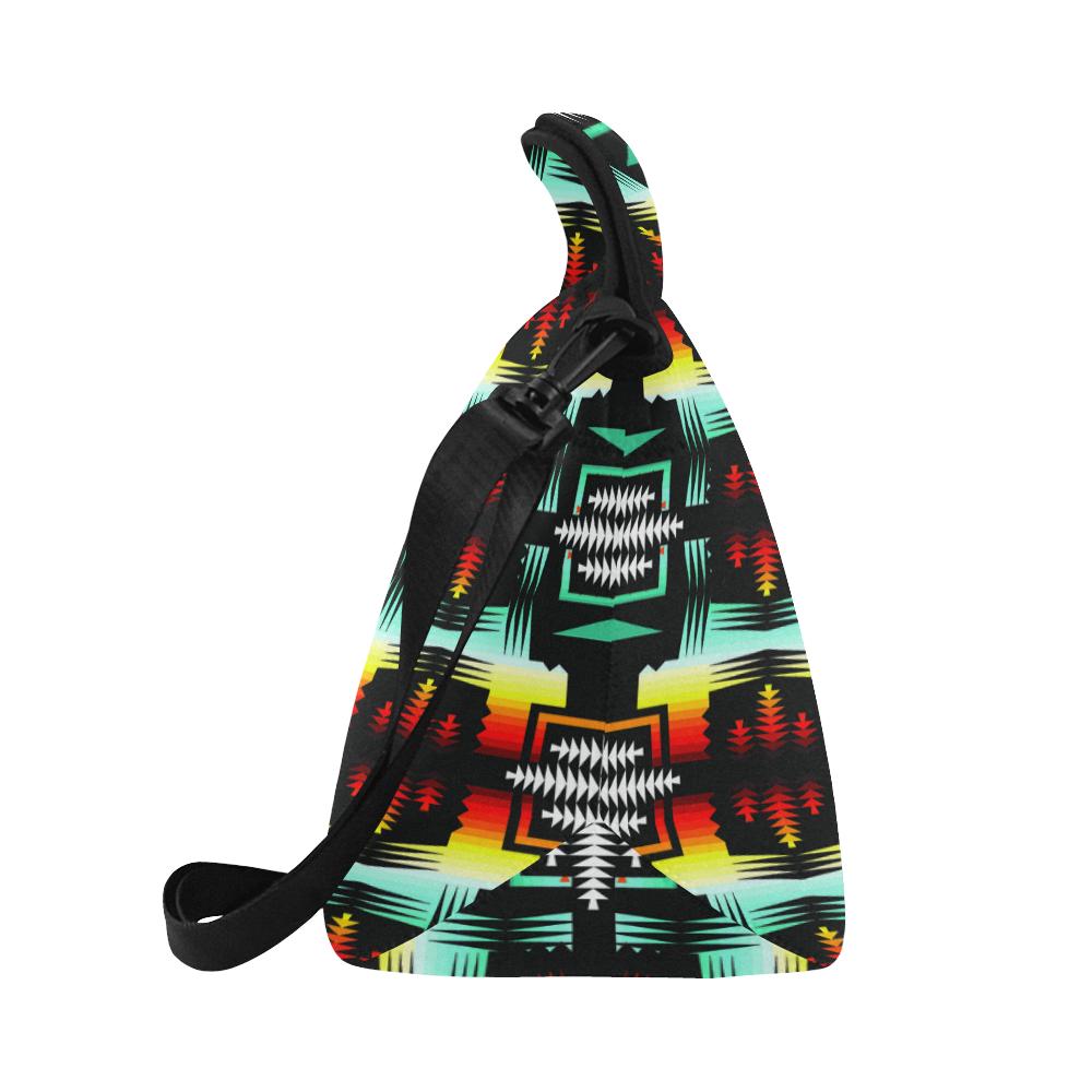 Sage Fire and Sky II Large Insulated Neoprene Lunch Bag That Replaces Your Purse (Model 1669) Neoprene Lunch Bag/Large (1669) e-joyer