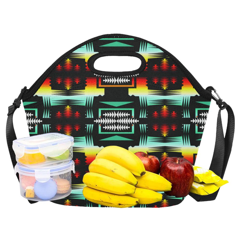 Sage Fire and Sky II Large Insulated Neoprene Lunch Bag That Replaces Your Purse (Model 1669) Neoprene Lunch Bag/Large (1669) e-joyer