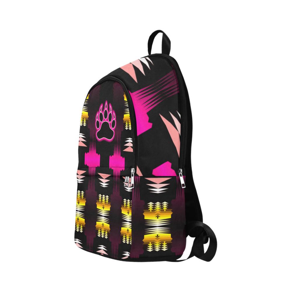 Sage Fire Bearpaw.Sunset Fabric Backpack for Adult (Model 1659) Casual Backpack for Adult (1659) e-joyer