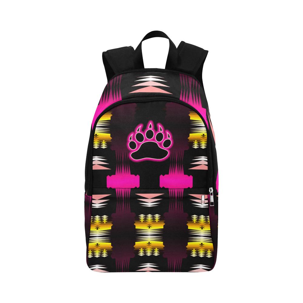 Sage Fire Bearpaw.Sunset Fabric Backpack for Adult (Model 1659) Casual Backpack for Adult (1659) e-joyer