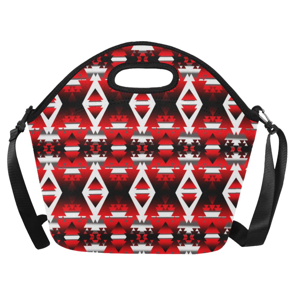 Sierra Winter Camp Large Insulated Neoprene Lunch Bag That Replaces Your Purse (Model 1669) Neoprene Lunch Bag/Large (1669) e-joyer