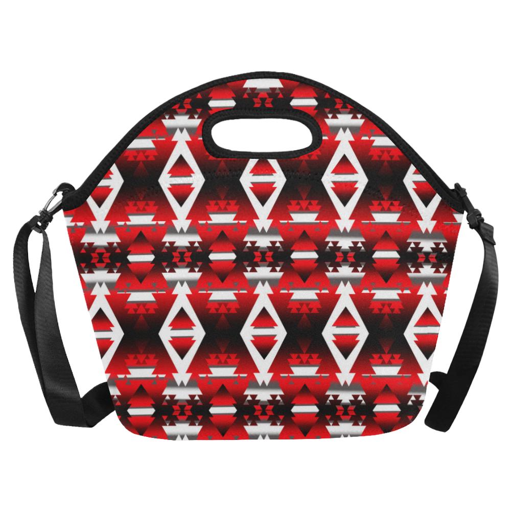 Sierra Winter Camp Large Insulated Neoprene Lunch Bag That Replaces Your Purse (Model 1669) Neoprene Lunch Bag/Large (1669) e-joyer