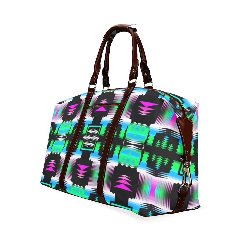 Small Print Sunset Sun Sage Classic Travel Bag (Model 1643) Remake Classic Travel Bags (1643) e-joyer