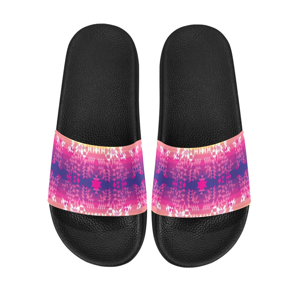 Soleil Overlay Women's Slide Sandals (Model 057) sandals e-joyer