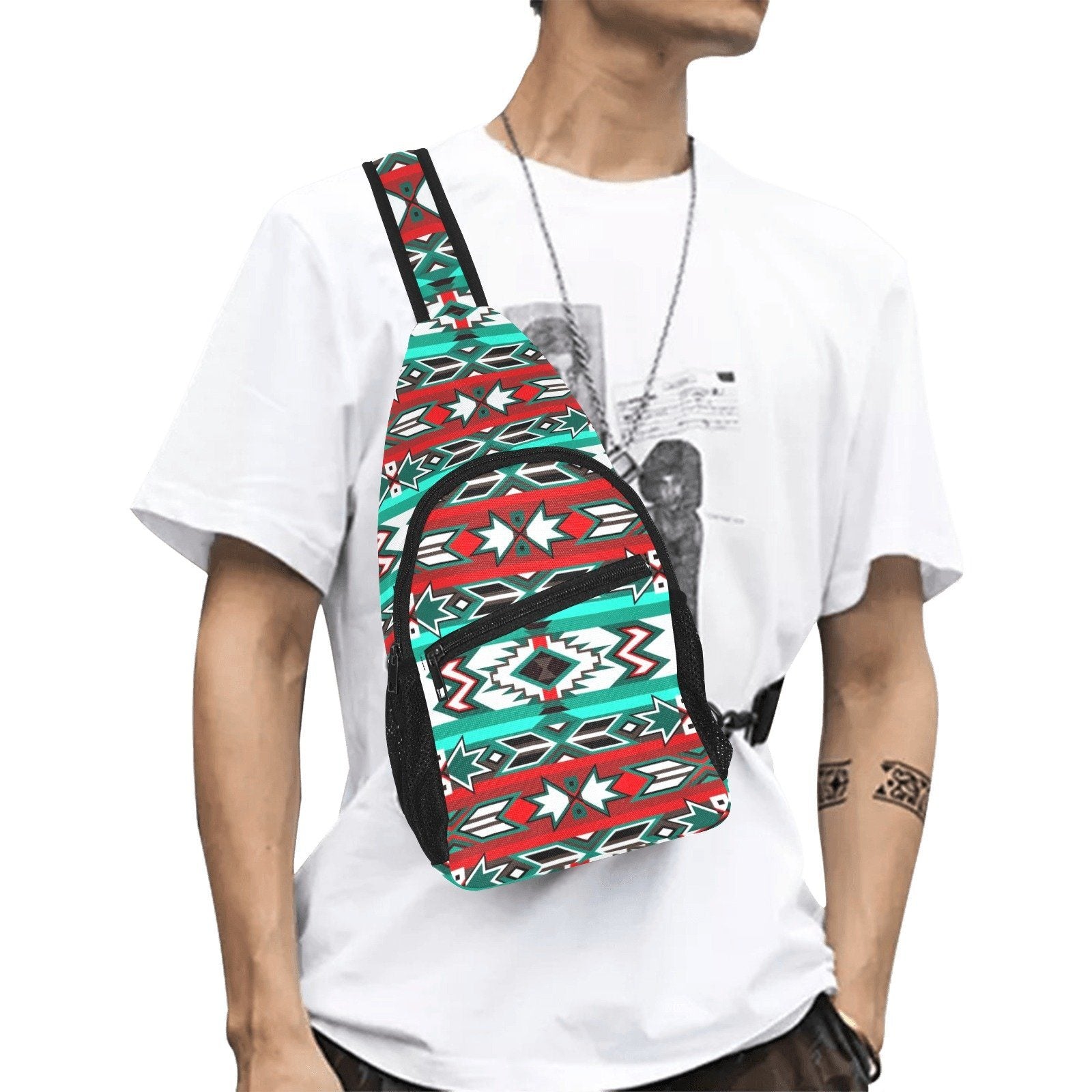 Southwest Journey All Over Print Chest Bag (Model 1719) All Over Print Chest Bag (1719) e-joyer