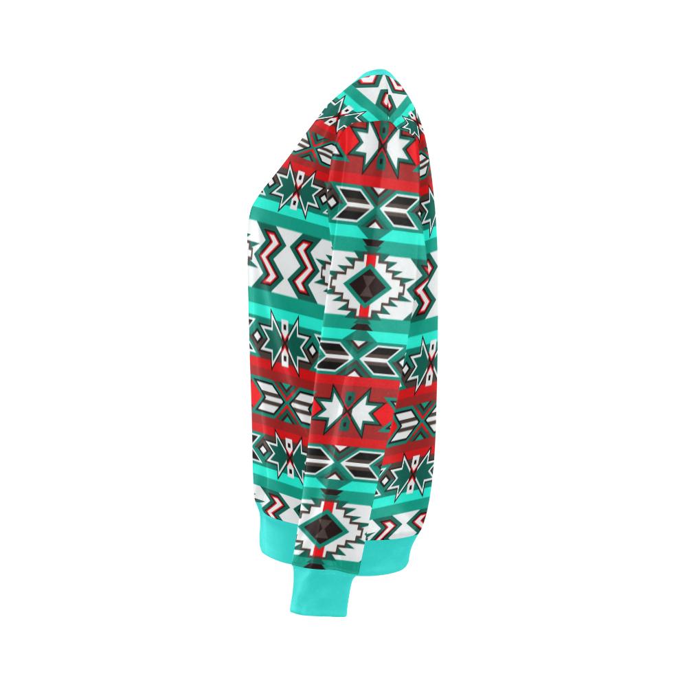 Southwest Journey All Over Print Crewneck Sweatshirt for Women (Model H18) Crewneck Sweatshirt for Women (H18) e-joyer