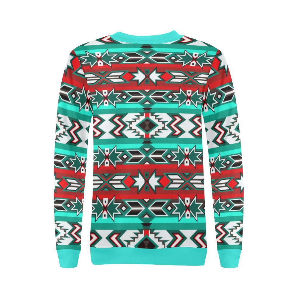 Southwest Journey All Over Print Crewneck Sweatshirt for Women (Model H18) Crewneck Sweatshirt for Women (H18) e-joyer