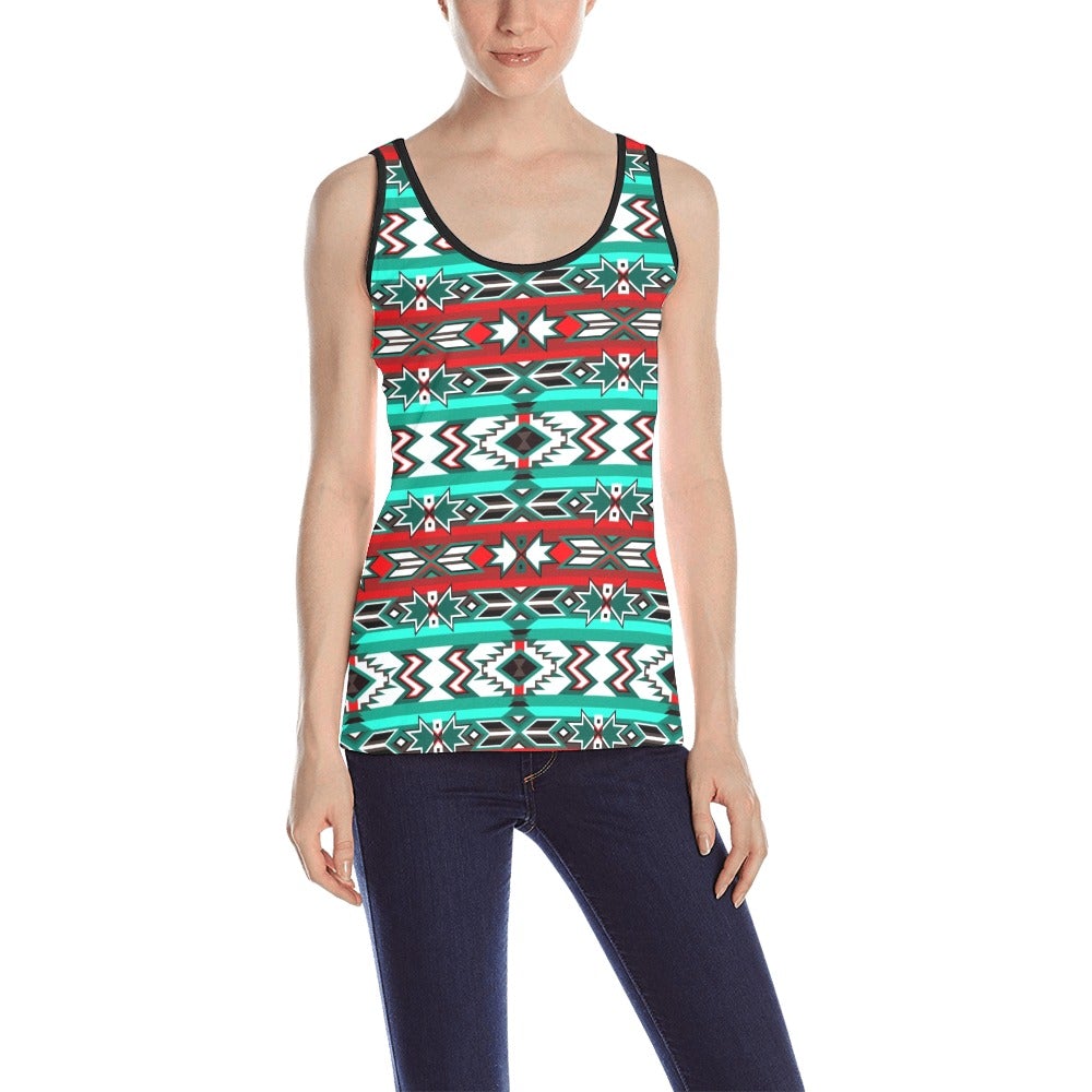Southwest Journey All Over Print Tank Top for Women (Model T43) All Over Print Tank Top for Women (T43) e-joyer