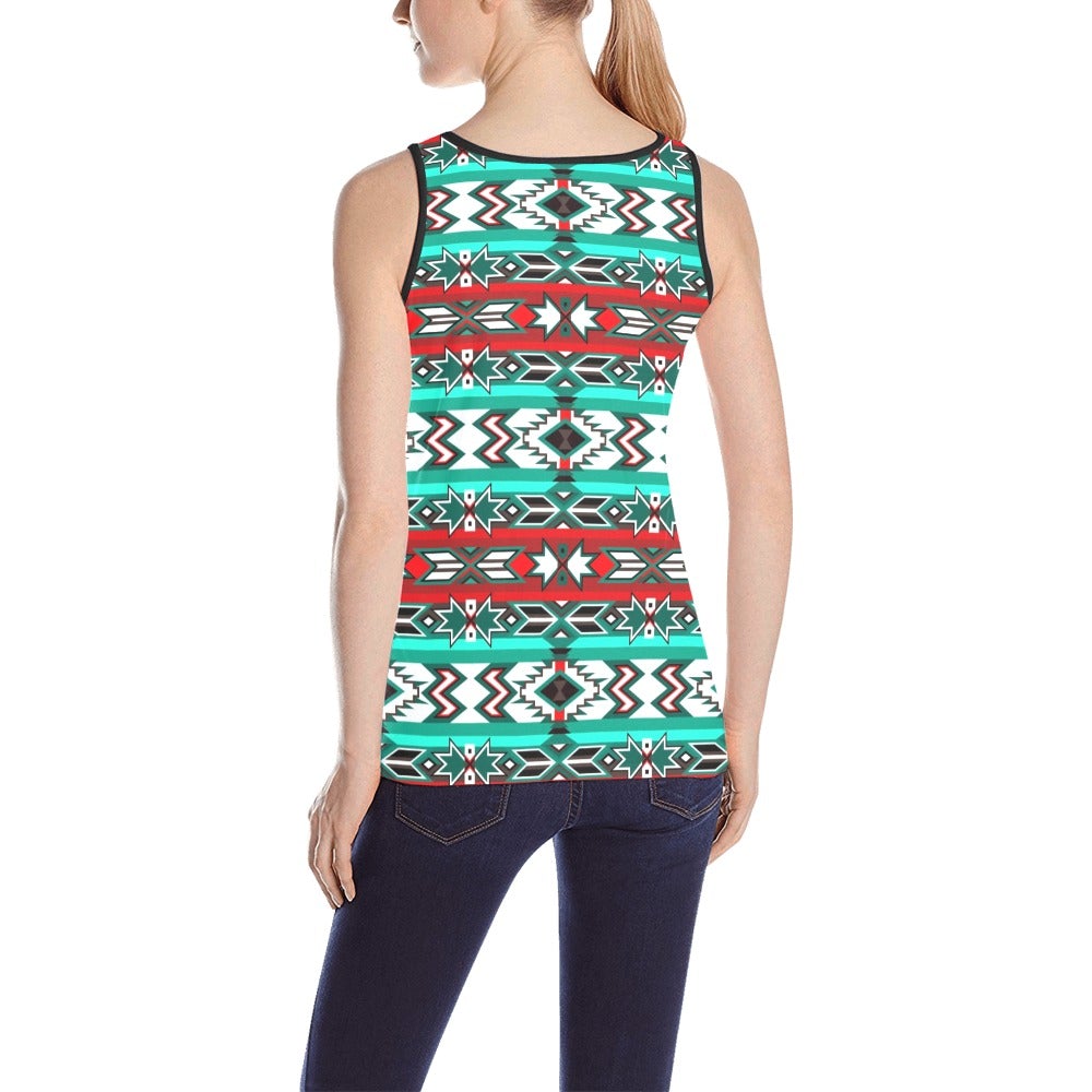 Southwest Journey All Over Print Tank Top for Women (Model T43) All Over Print Tank Top for Women (T43) e-joyer