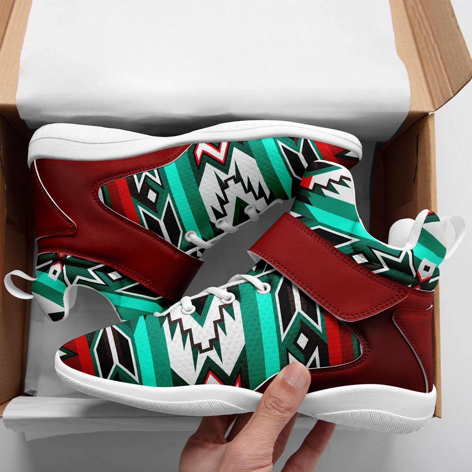 Southwest Journey Ipottaa Basketball / Sport High Top Shoes - White Sole 49 Dzine