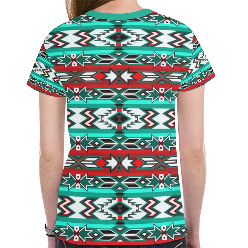 Southwest Journey New All Over Print T-shirt for Women (Model T45) New All Over Print T-shirt for Women (T45) e-joyer