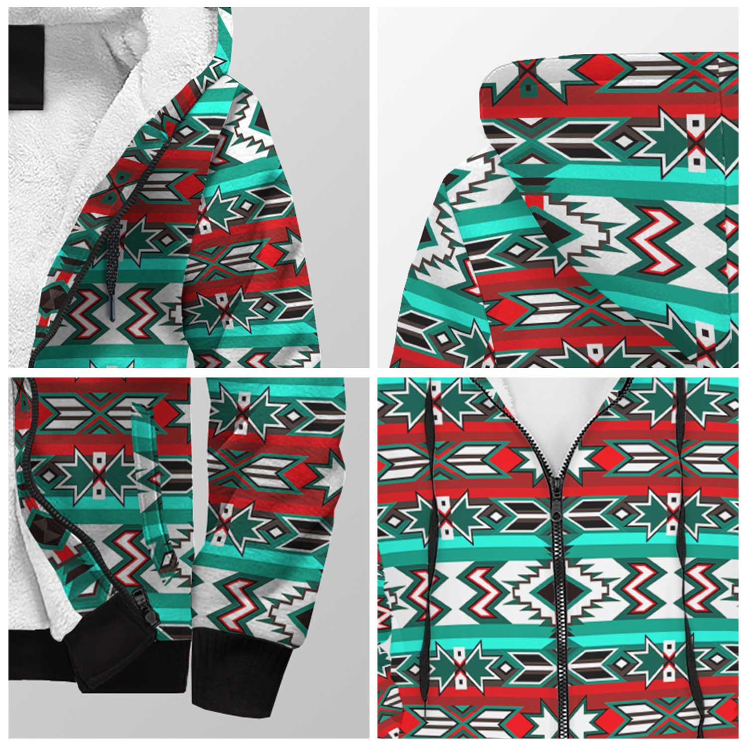 Southwest Journey Sherpa Hoodie 49 Dzine