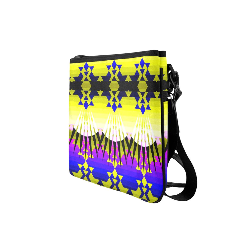 Southwest Ribbonwork Bustles Slim Clutch Bag (Model 1668) Slim Clutch Bags (1668) e-joyer