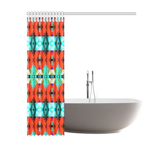 Sovereign Nation Blue Shower Curtain 60"x72" Shower Curtain 60"x72" e-joyer