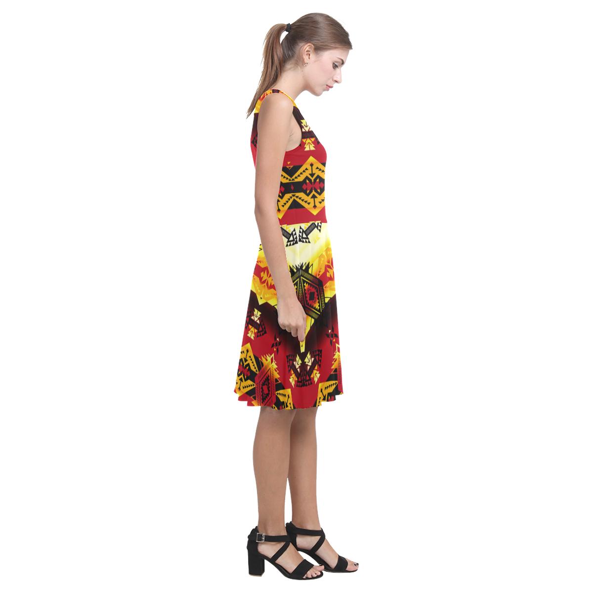 Sovereign Nation Fire Atalanta Casual Sundress(Model D04) Atalanta Sundress (D04) e-joyer