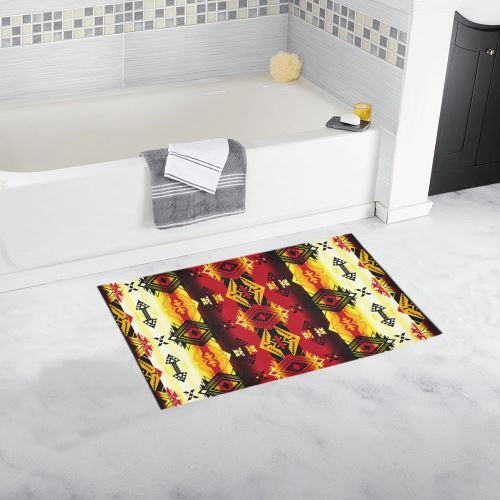 Sovereign Nation Fire Bath Rug 16''x 28'' Bath Rug 16''x 28'' e-joyer