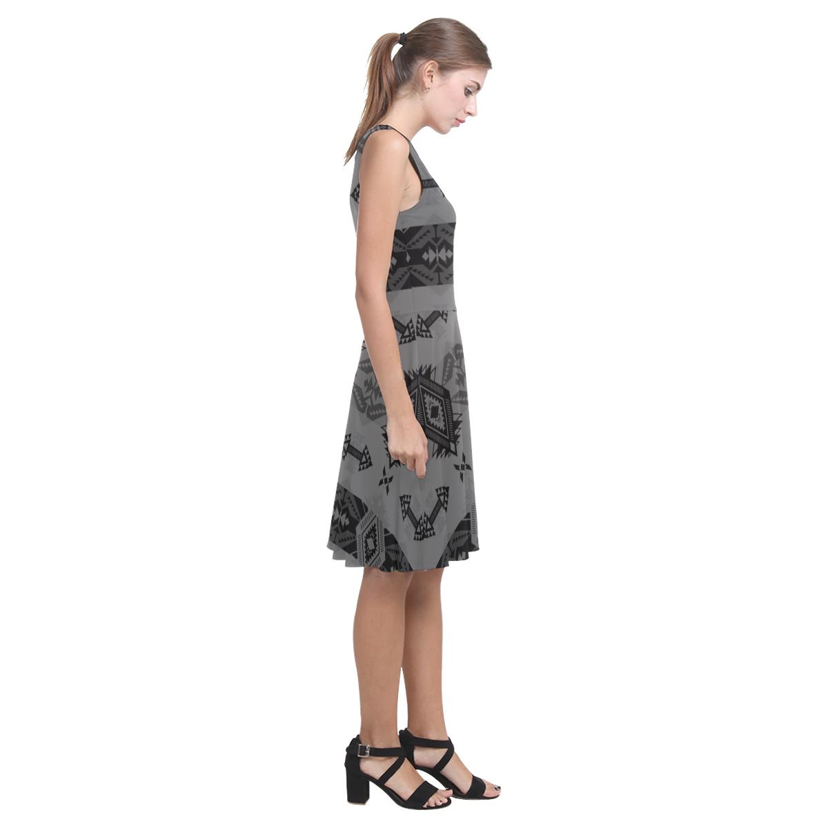 Sovereign Nation Gray Atalanta Casual Sundress(Model D04) Atalanta Sundress (D04) e-joyer