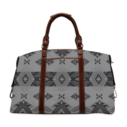 Sovereign Nation Gray Classic Travel Bag (Model 1643) Remake Classic Travel Bags (1643) e-joyer