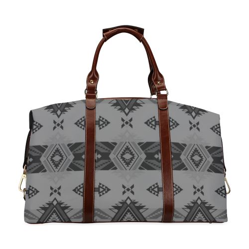 Sovereign Nation Gray Classic Travel Bag (Model 1643) Remake Classic Travel Bags (1643) e-joyer