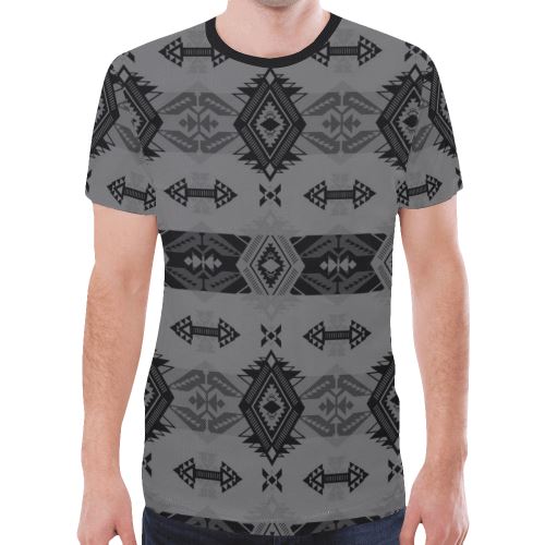 Sovereign Nation Gray New All Over Print T-shirt for Men (Model T45) New All Over Print T-shirt for Men (T45) e-joyer
