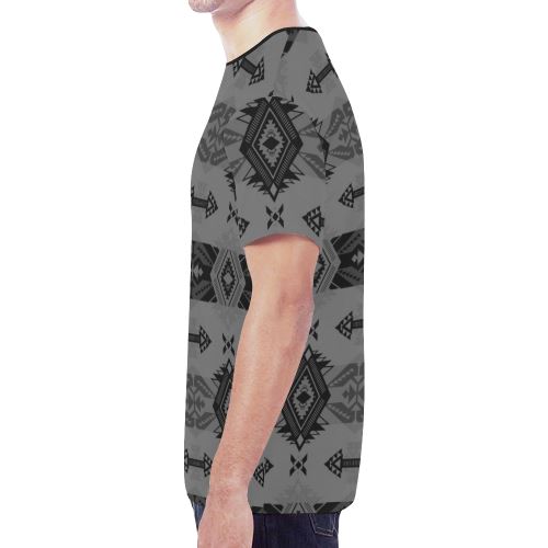 Sovereign Nation Gray New All Over Print T-shirt for Men (Model T45) New All Over Print T-shirt for Men (T45) e-joyer