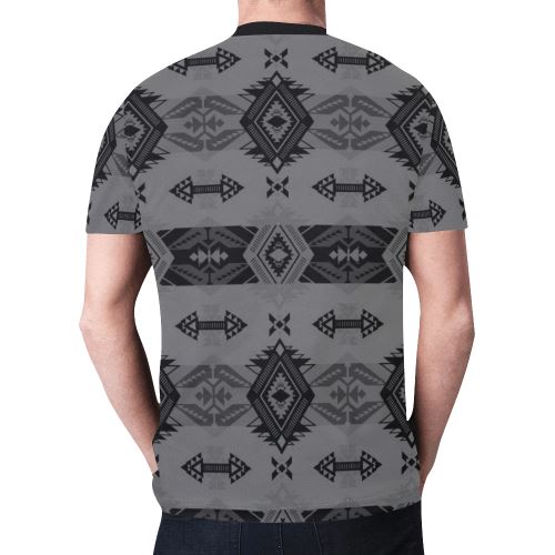Sovereign Nation Gray New All Over Print T-shirt for Men (Model T45) New All Over Print T-shirt for Men (T45) e-joyer