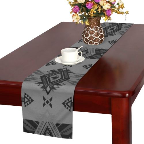 Sovereign Nation Gray Table Runner 16x72 inch Table Runner 16x72 inch e-joyer