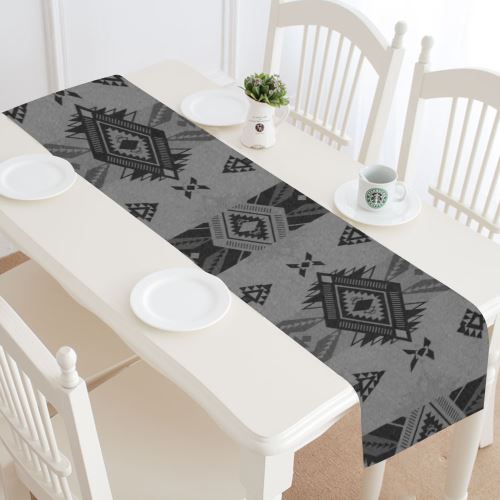 Sovereign Nation Gray Table Runner 16x72 inch Table Runner 16x72 inch e-joyer