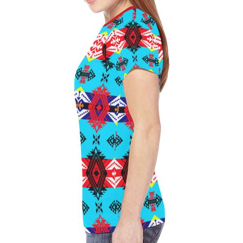 Sovereign Nation New All Over Print T-shirt for Women (Model T45) New All Over Print T-shirt for Women (T45) e-joyer