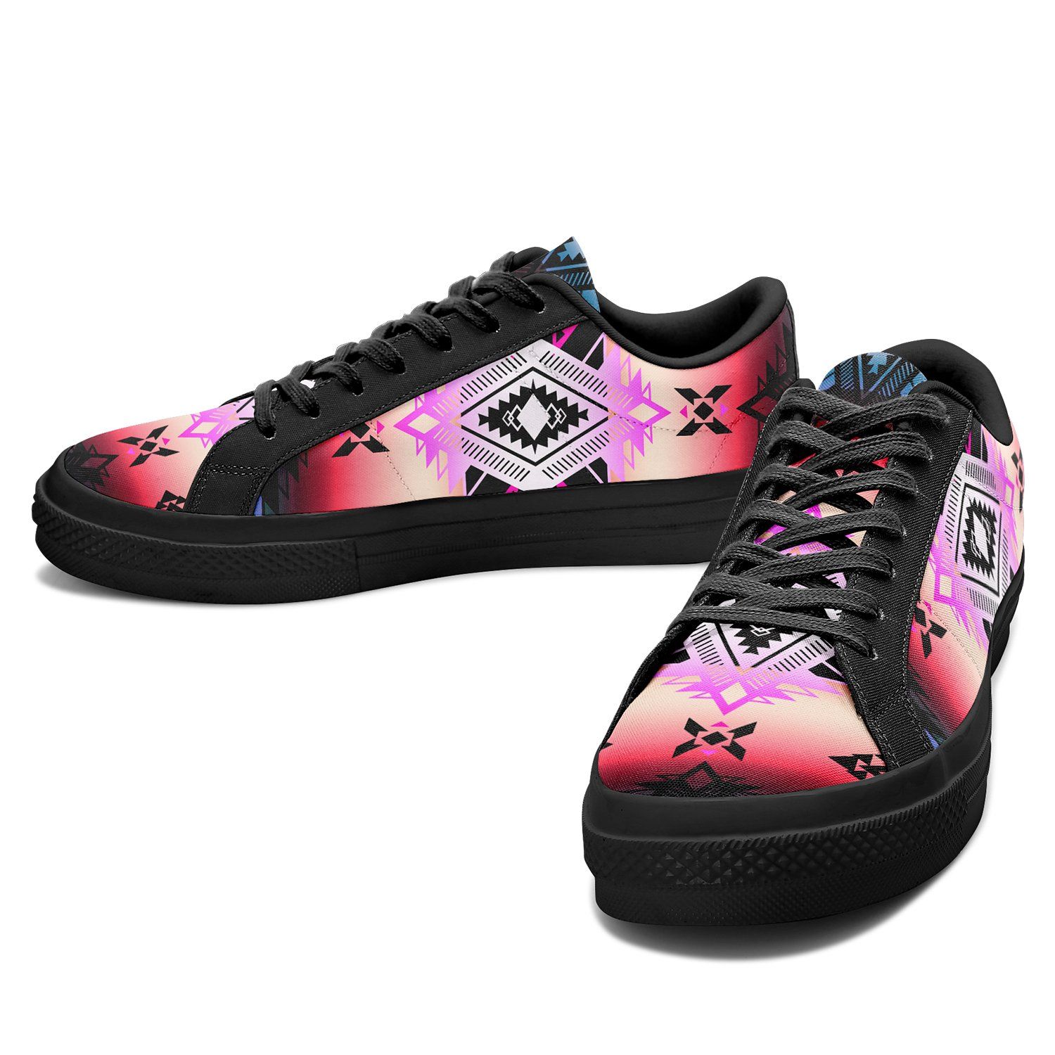 Sovereign Nation Skies Aapisi Low Top Canvas Shoes Black Sole aapisi Herman