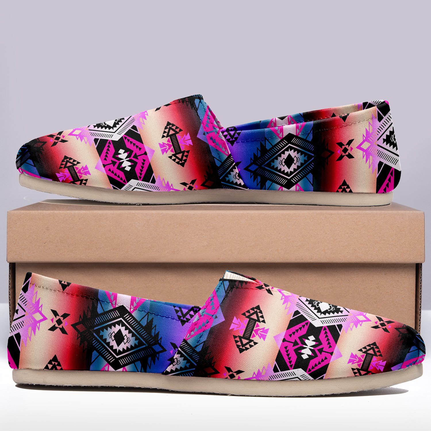 Sovereign Nation Skies Casual Unisex Slip On Shoe Herman