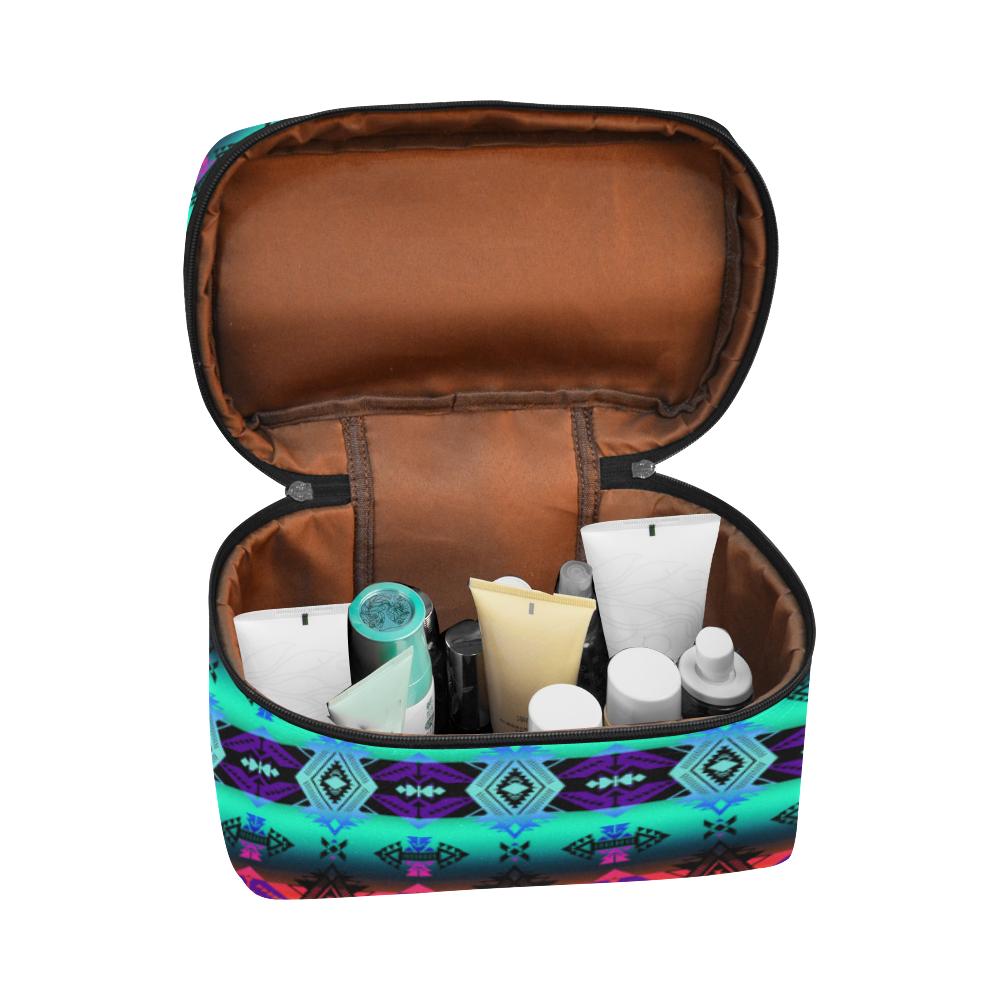 Sovereign Nation Sunrise Cosmetic Bag/Large (Model 1658) Cosmetic Bag e-joyer
