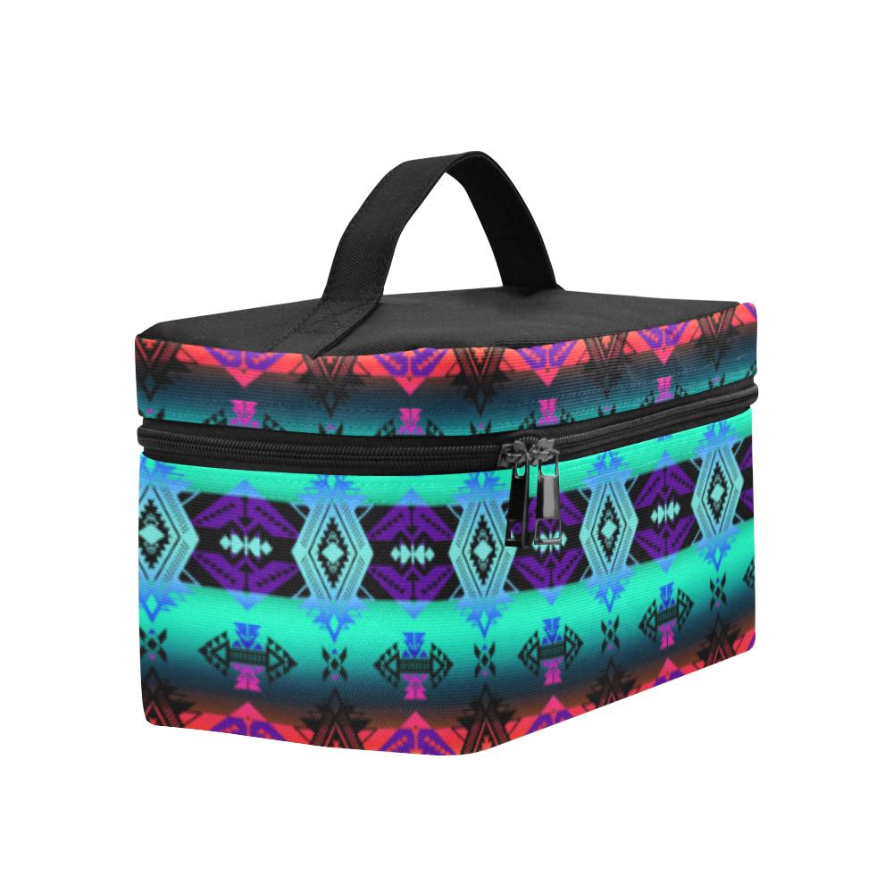 Sovereign Nation Sunrise Cosmetic Bag/Large (Model 1658) Cosmetic Bag e-joyer