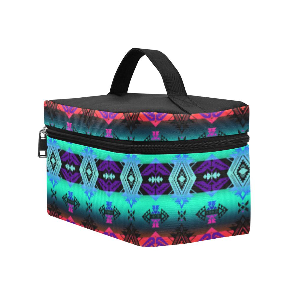 Sovereign Nation Sunrise Cosmetic Bag/Large (Model 1658) Cosmetic Bag e-joyer
