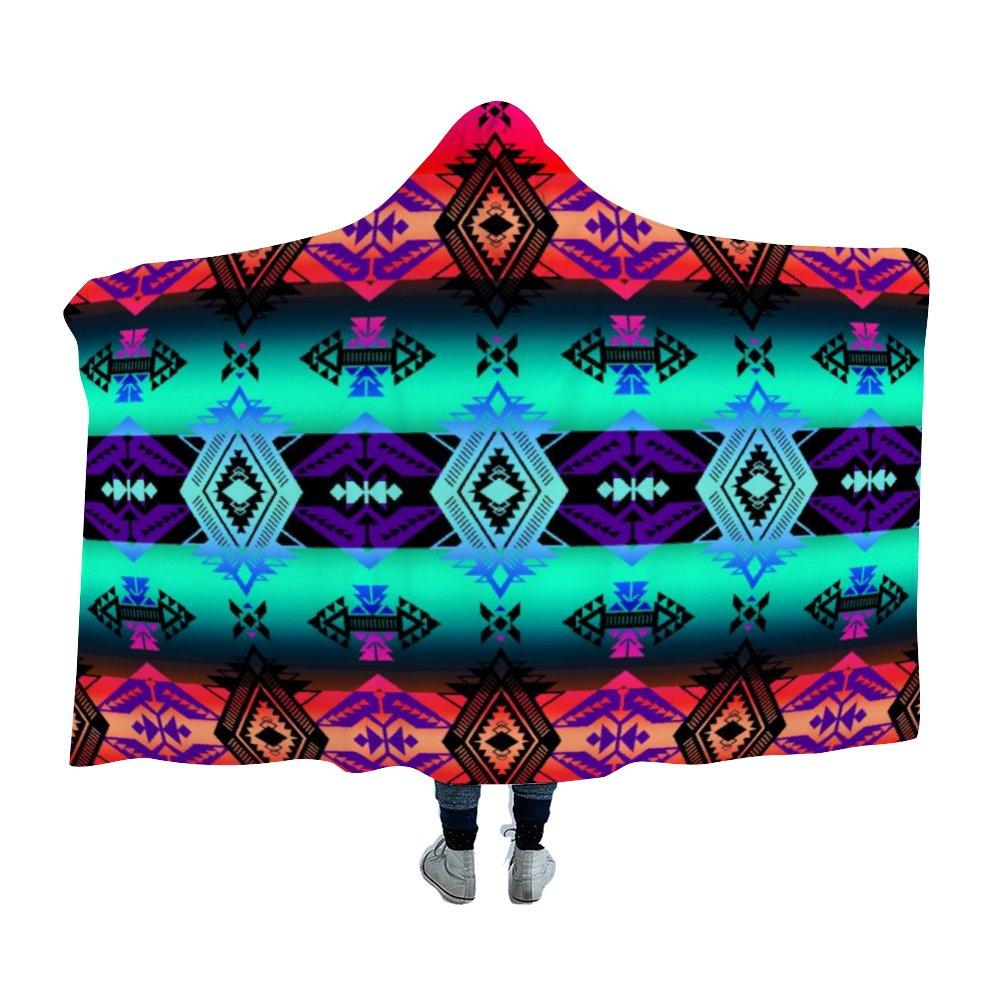 Sovereign Nation Sunrise Hooded Blanket 49 Dzine
