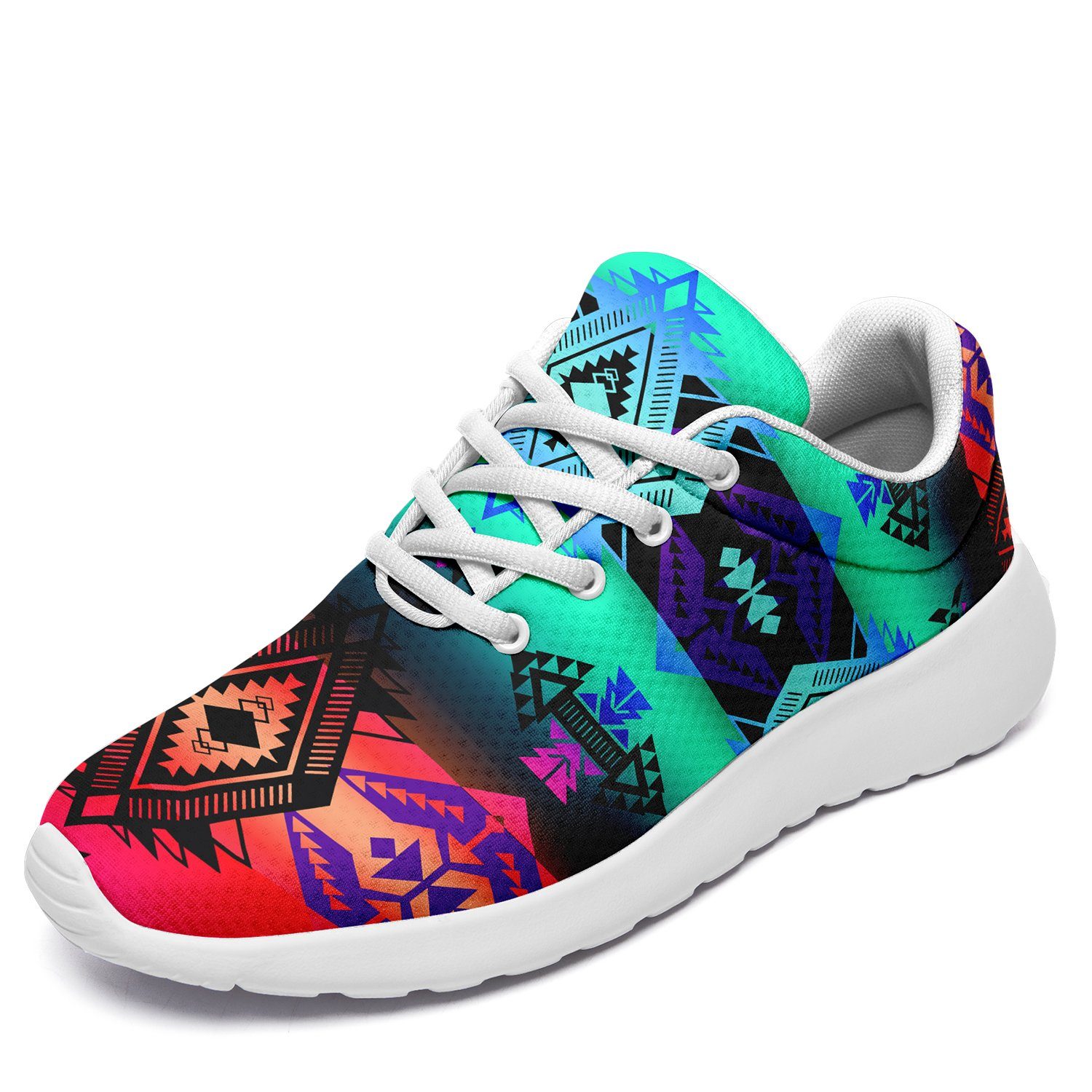 Sovereign Nation Sunrise Ikkaayi Sport Sneakers 49 Dzine US Women 4.5 / US Youth 3.5 / EUR 35 White Sole
