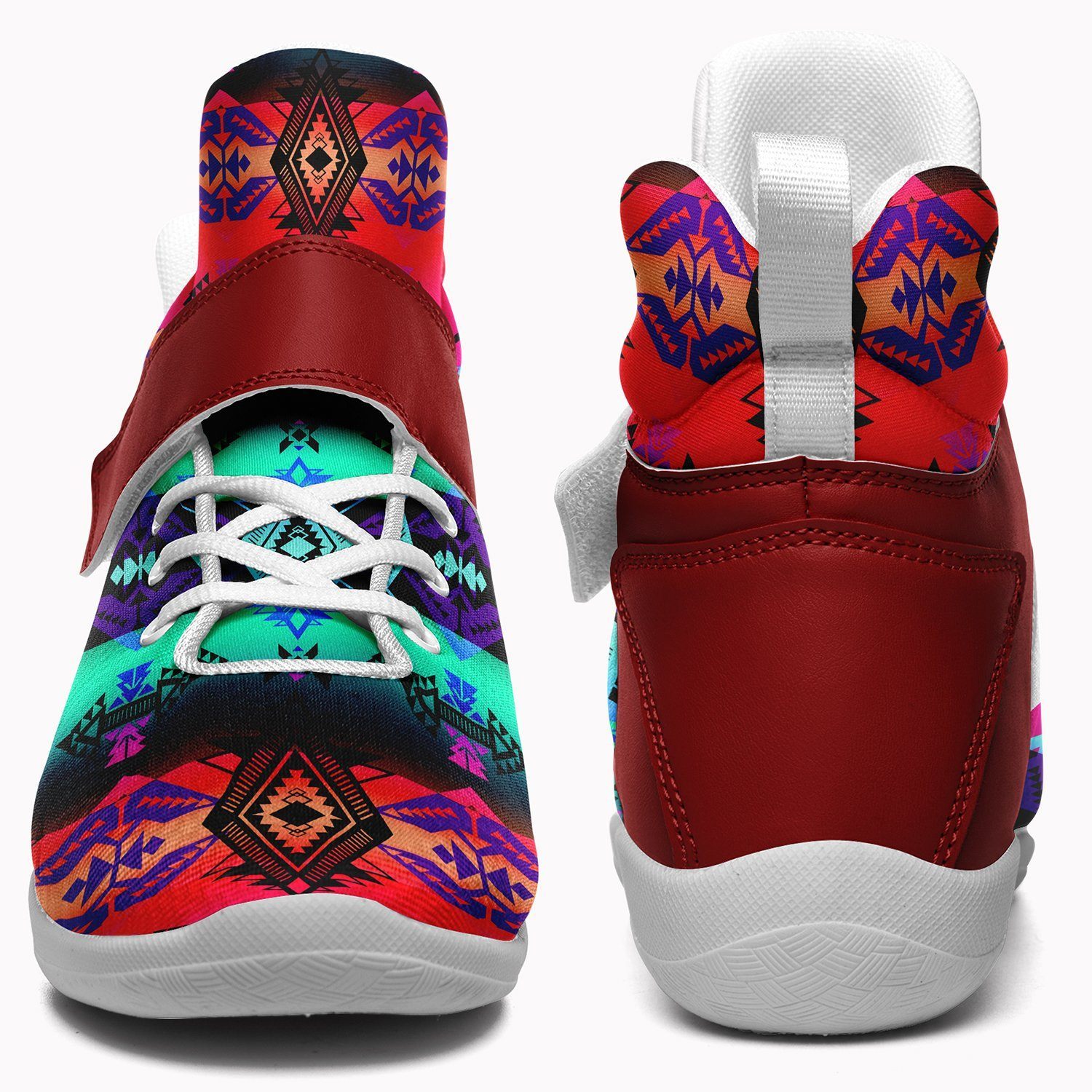 Sovereign Nation Sunrise Ipottaa Basketball / Sport High Top Shoes - White Sole 49 Dzine