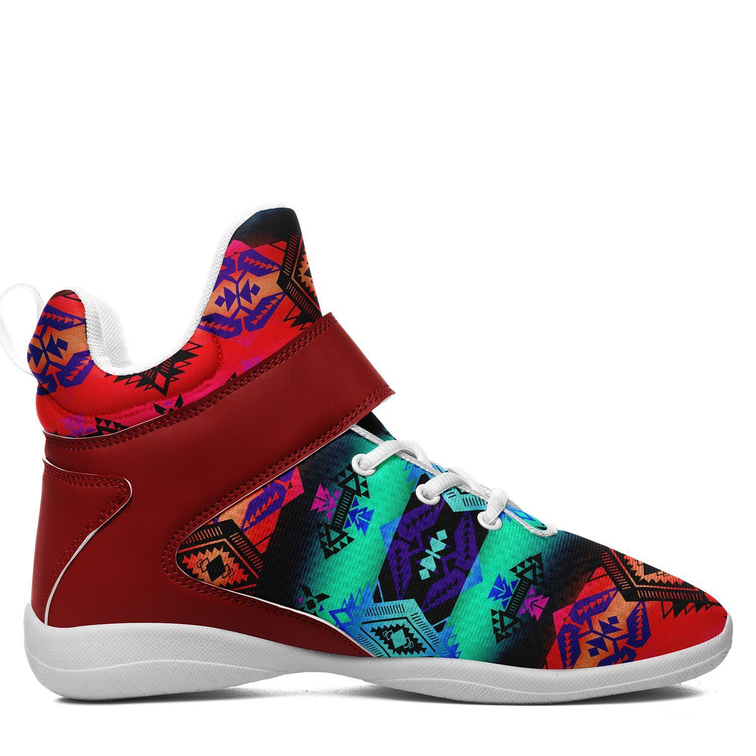 Sovereign Nation Sunrise Ipottaa Basketball / Sport High Top Shoes - White Sole 49 Dzine