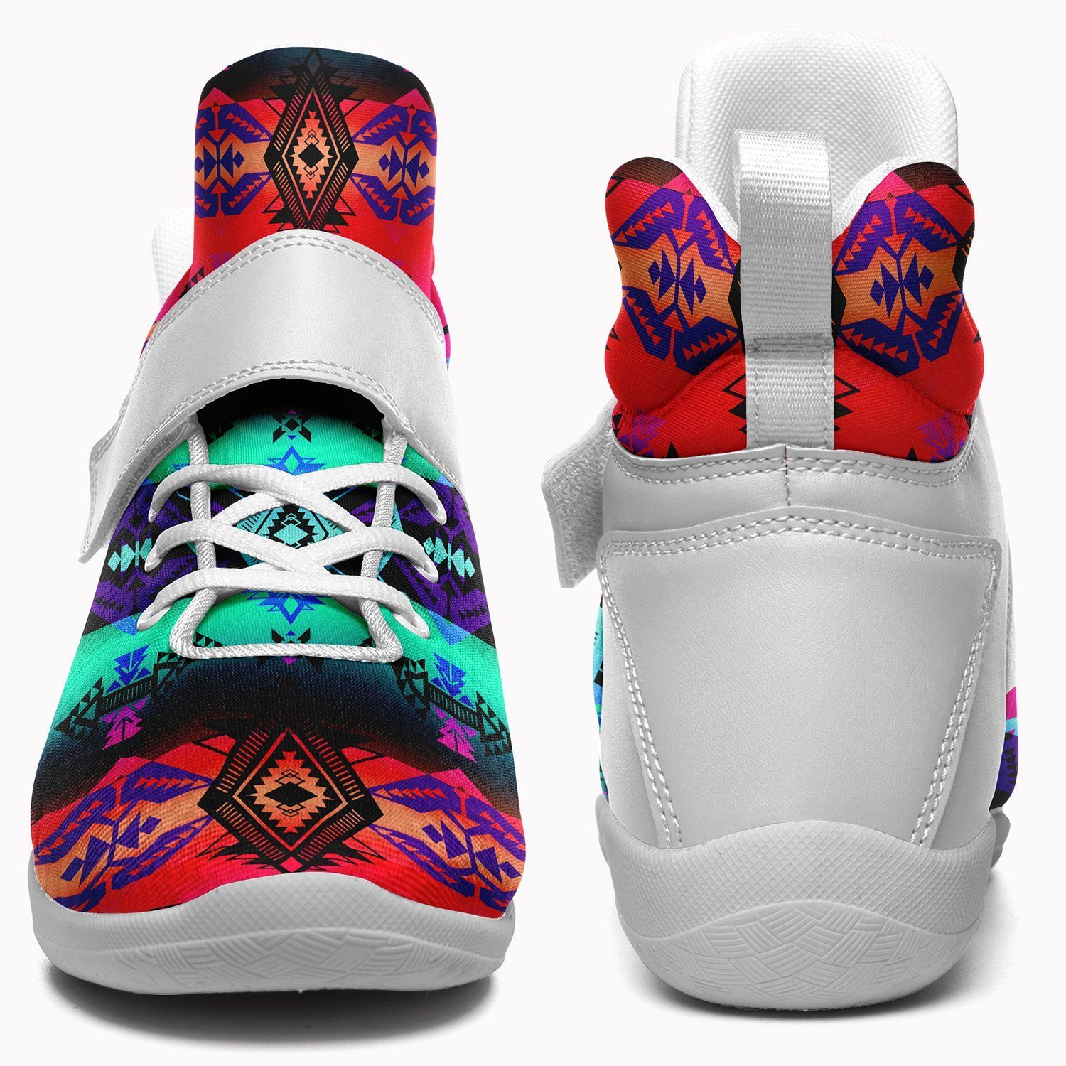 Sovereign Nation Sunrise Ipottaa Basketball / Sport High Top Shoes - White Sole 49 Dzine