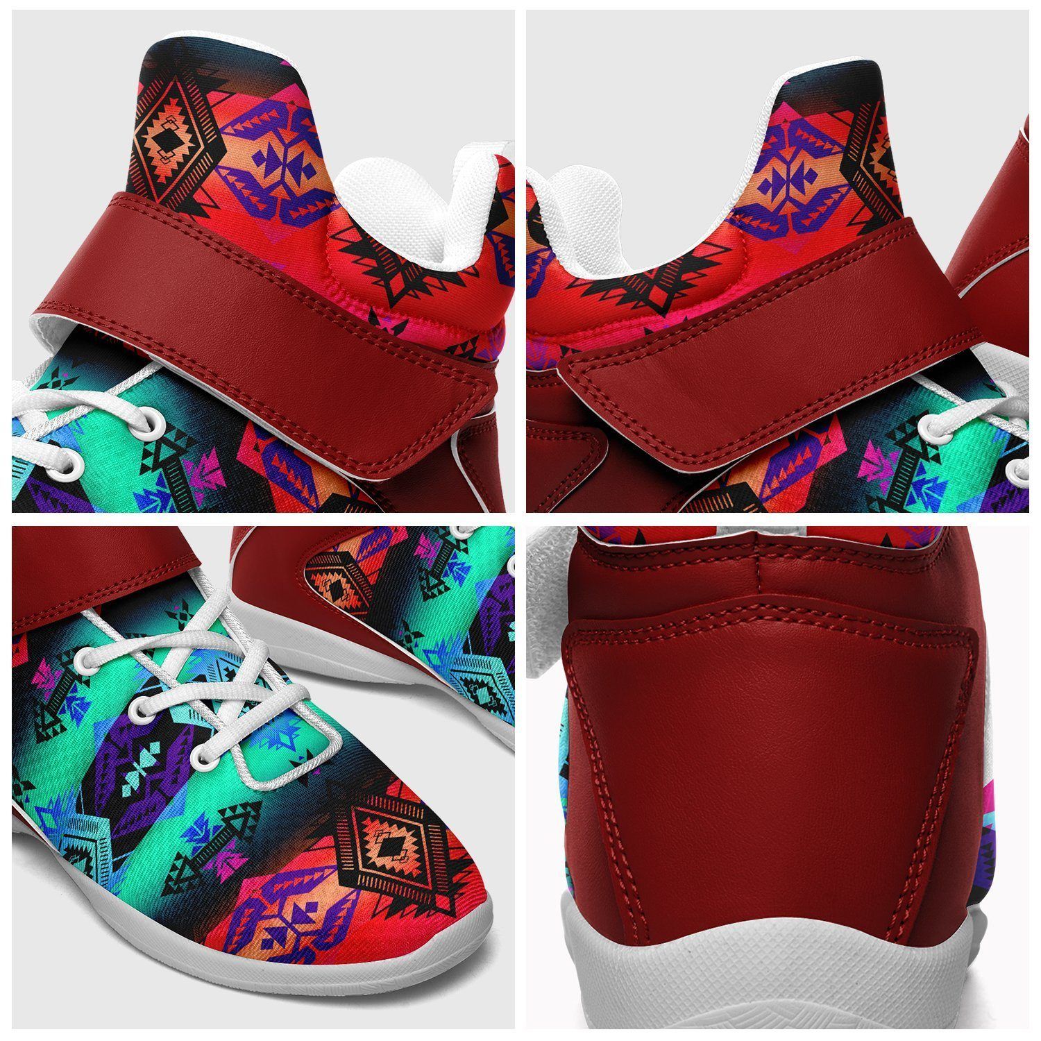 Sovereign Nation Sunrise Ipottaa Basketball / Sport High Top Shoes - White Sole 49 Dzine