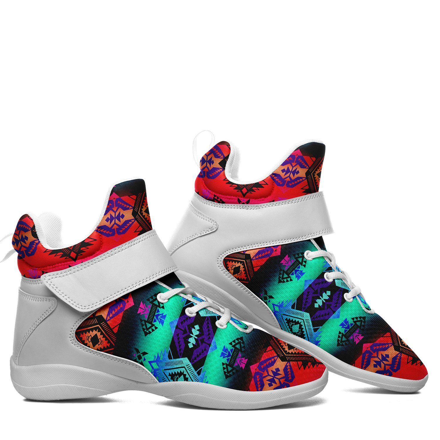 Sovereign Nation Sunrise Ipottaa Basketball / Sport High Top Shoes - White Sole 49 Dzine