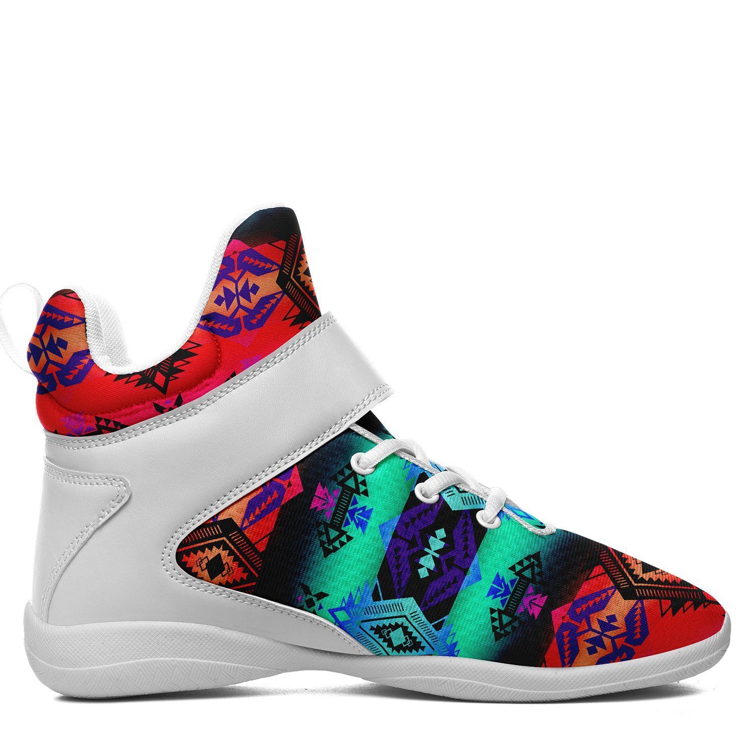 Sovereign Nation Sunrise Ipottaa Basketball / Sport High Top Shoes - White Sole 49 Dzine