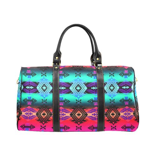 Sovereign Nation Sunrise New Waterproof Travel Bag/Large (Model 1639) Waterproof Travel Bags (1639) e-joyer