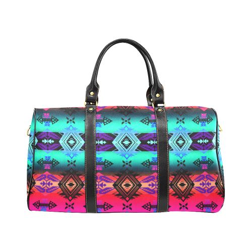 Sovereign Nation Sunrise New Waterproof Travel Bag/Large (Model 1639) Waterproof Travel Bags (1639) e-joyer