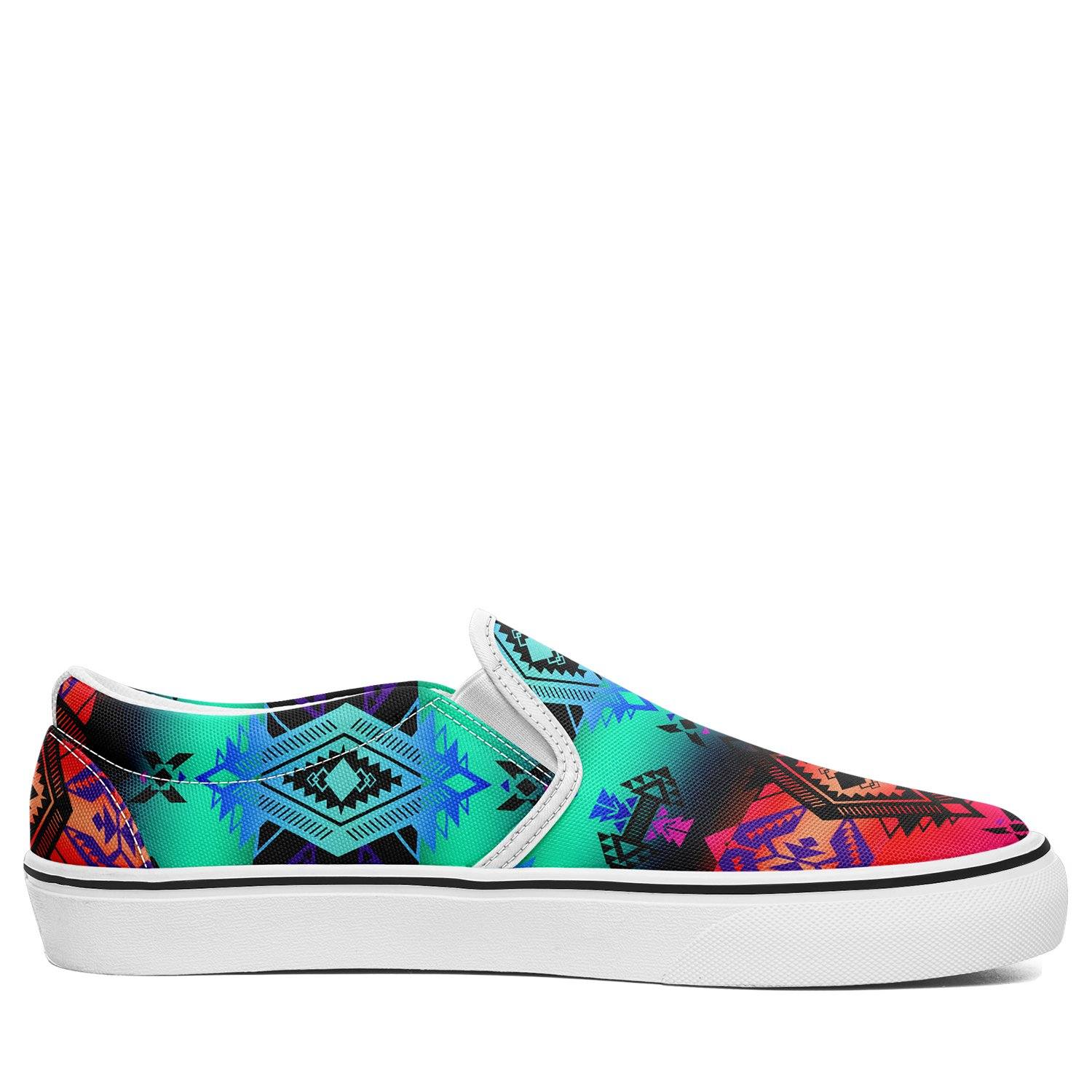 Sovereign Nation Sunrise Otoyimm Canvas Slip On Shoes 49 Dzine