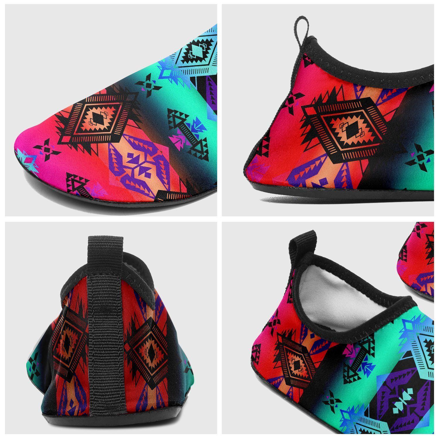 Sovereign Nation Sunrise Sockamoccs Kid's Slip On Shoes 49 Dzine