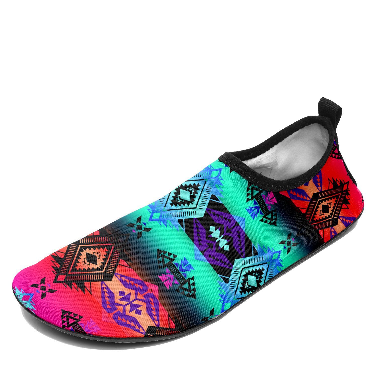 Sovereign Nation Sunrise Sockamoccs Kid's Slip On Shoes 49 Dzine