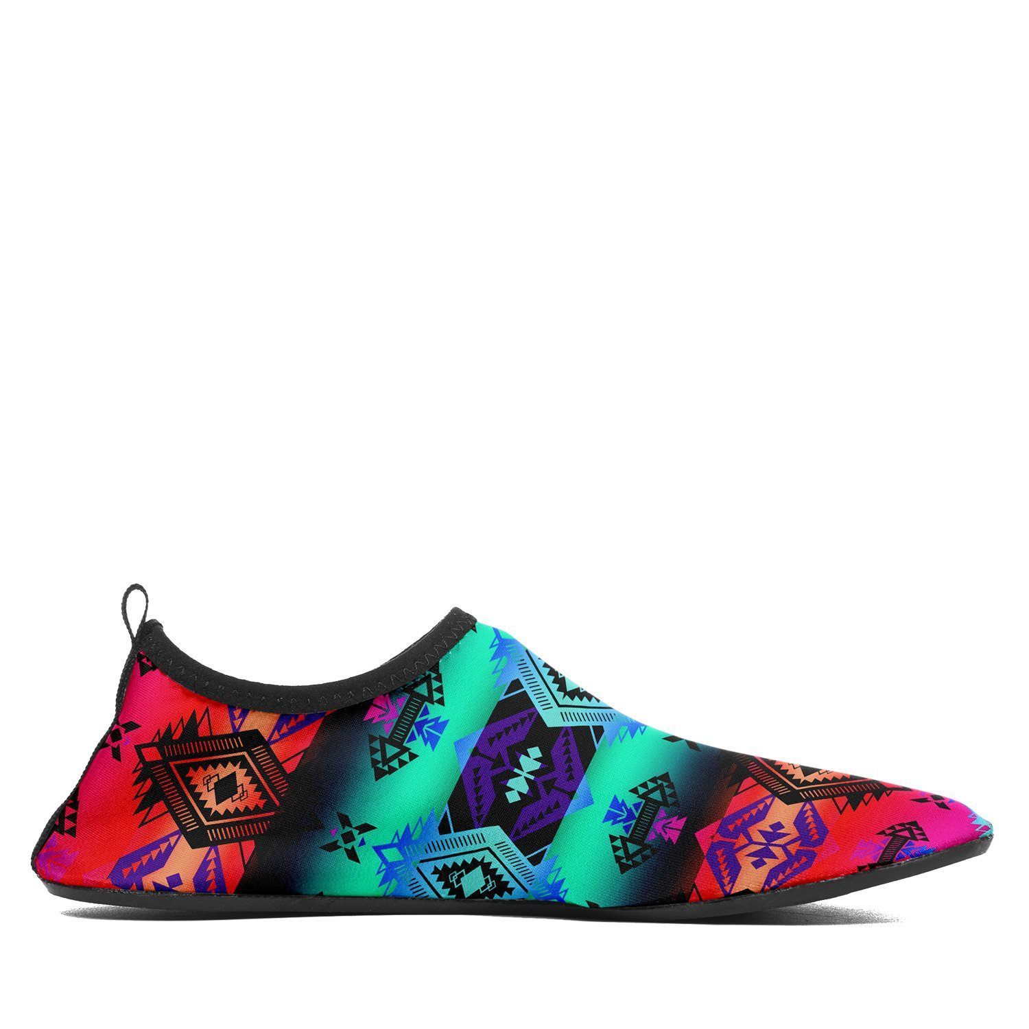 Sovereign Nation Sunrise Sockamoccs Kid's Slip On Shoes 49 Dzine